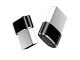 USB-A to USB-C OTG Adapter for Data Transfer and Charging, Black