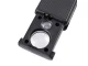 Pocket Jeweler\'s Loupe with LED & UV Light, 30x and 60x Magnification, Black