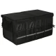 Large Car Trunk Organizer with Reflectors, 50L, Black