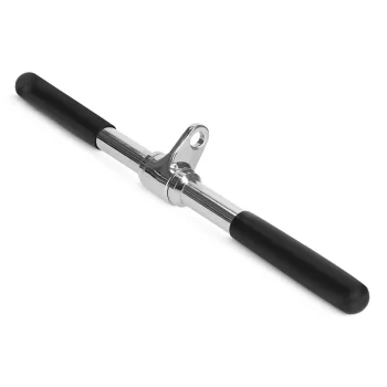 Straight Revolving Cable Attachment Bar 4FIZJO, 50 cm