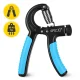 4Fizjo Adjustable Hand Grip Strengthener 10-40 kg, Black/Blue