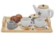 Kids Wooden Coffee and Tea Play Set with Tray OUTLET