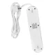 Maclean MCE394 W Power Strip, 3 Outlets + 3xUSB, 2500W, 1.5m, White