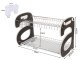 2-Tier Dish Drying Rack with Tray and Cutlery Holder