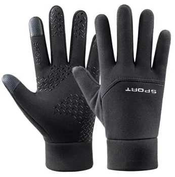 Warm Touchscreen Gloves XL, Winter Anti-Slip Thermal for Texting and Sports, Black
