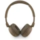 Guess Metal Logo Script Over-Ear Headphones - Brown