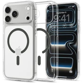 Spigen Ultra Hybrid MagSafe Case for iPhone 18 Pro Max / 17 Pro Max - Clear Graphite
