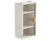Hanging Bathroom Shelf with 3 Levels and Door, White