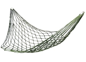 Outdoor Rope Garden Hammock 200x80 cm, durable, multicolor