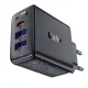 Acefast A57 GaN Wall Charger 2x USB-A + USB-C PD 35W, Black