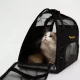 Transporter Carrier Bag for Cat Dog, Black