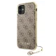 Apple iPhone 11 6.1\'\' Guess 4G Charms Collection Case Cover (GUHCN61GF4GBR), Brown