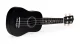 ECOTOYS Wooden Ukulele for Kids, 4-String Guitar Toy, Black