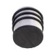 Heavy freestanding door stopper with rubber rings, 7.5 cm