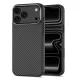 Tech-Protect Ion Carbon MagSafe Case for iPhone 18 Pro / 17 Pro, Black & Silver