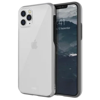 Apple Iphone 11 Pro Max 6.5" Uniq Etui Vesto Hue Case Cover, Silver