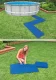Intex 29081 Pool Ground Mat Puzzle 8 pcs, Blue