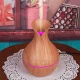 Ultrasonic Air Humidifier and Diffuser with LED Light, Brown