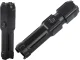 Rechargeable Tactical LED Flashlight with Zoom XPE LED, Black