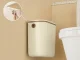 Hanging Trash Can with Lid, 11L, Cream