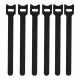 Reusable Velcro Cable Ties 50 Pcs 25cm Wire Organizer, Black