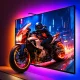 Smart Ambient LED Backlight Strip for TVs and Monitors (45-60\")