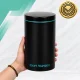 Metal Storage Container for Protein and Supplements 2.4L, Black