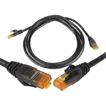 LTC UTP Cat6e Network Cable RJ45 8P8C Patch Cord 1.5m, Black