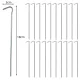 Steel Tent Pegs 18 cm, 20 pcs, Silver