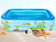 Large Inflatable Garden Pool for Family and Kids, 165 x 110 x 40 cm
