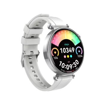 XO GT4 Mini Amoled Smartwatch, Silver