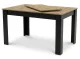 Extendable Dining Table 120-160x80 cm for 4-6 People, Artisan Oak