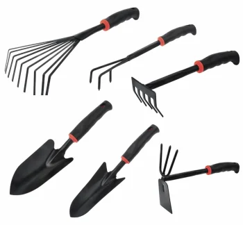 Garden Tool Set 6 Pcs AG692, Black