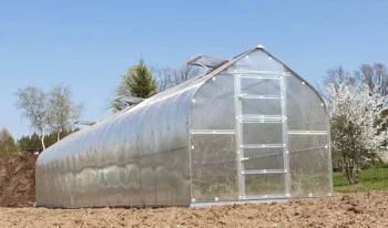 Greenhouse KLASIKA STANDART 25, 2.5x10m with Foundation and 6mm Polycarbonate