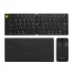 Set Wireless Foldable Keyboard Delux KF10 + Ergonomic Mouse MF10PR
