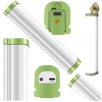 Universal LED Workshop Lamp with Magnet and Hook, Rechargeable, Powerbank