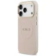 Guess HC Magsafe PU w/ Peony Hot Stamp dėklas iPhone 17 Pro, rožinis