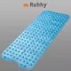 Ruhhy 23646 Anti-Slip Bath Mat, 100 x 40 cm, Blue