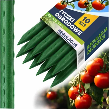 Plonos PL-940 Plant Supports 150 cm, Green, 10 pcs