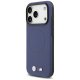 BMW iPhone 17 Pro Case M FW Metal Logo MagSafe, Navy Blue
