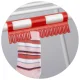 Massido Sock Holders for Clothes Drying Rack, 2 Pcs, Red