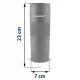Berdsen BD-784 Vacuum Flask with Straw 590 ml, Black