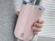 Self-Stirring Mug 350ml, Stainless Steel, USB, Pink