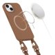 Tech-Protect MagNecklace MagSafe Case for iPhone 13, Brown