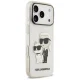 Karl Lagerfeld IML NFT Glitter Karl&Choupette dėklas iPhone 18 Pro Max / 17 Pro Max, skaidrus