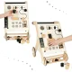 Educational Baby Wooden Walker Interactive Pusher with Sorter