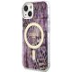 Guess iPhone 14 Case Leopard MagSafe, Pink