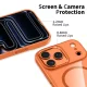 Tech-Protect MagMat MagSafe Case for iPhone 17 Pro Max, Transparent Orange