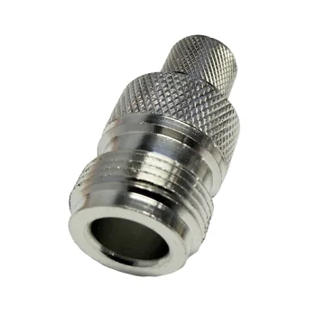 N-Female Crimp Connector for LMR-400 Cable, 50 Ohm