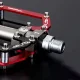 Rockbros 2010-12SBKR Aluminum Bicycle Pedals, Black/Red
